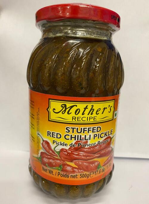 Mother's Stuffed Red Chilli Pickle - Singal's - Indian Grocery Store