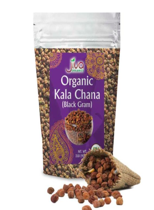 Indian grocery Store - Jiva Organic Black Chickpeas 2lbs - Singal's