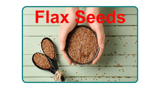 Flax seeds- Fiber-rich seeds 