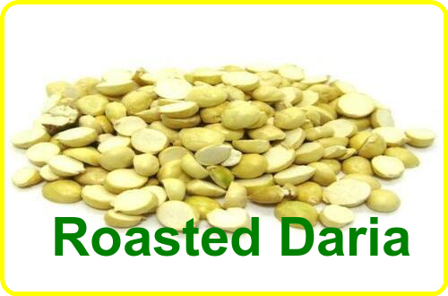 Roasted Daria- A healthy and crunchy snack