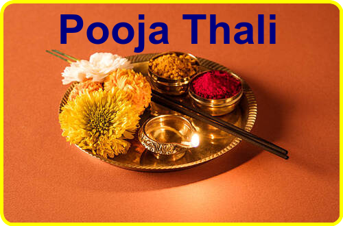 Pooja Thali- An auspicious tray with essential Pooja elements