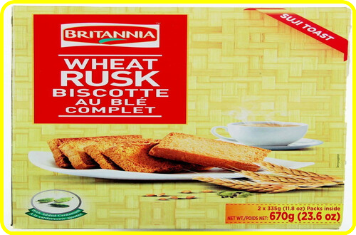 Britannia Sooji Rusk- A traditional combo with chai