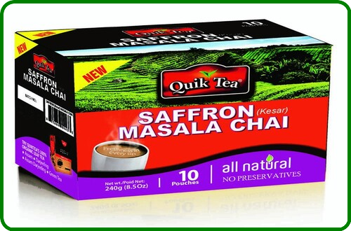 Quik Tea Saffron Masala Chai- for an exquisite tea experience