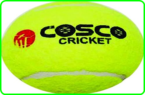 Green Cosco Cricket Ball- Durable cricket ball for long lasting fun