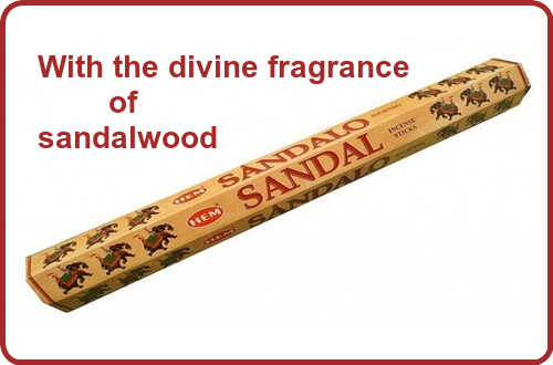 Sandal Agarbatti incense sticks- Soak yourself in the divine fragrance