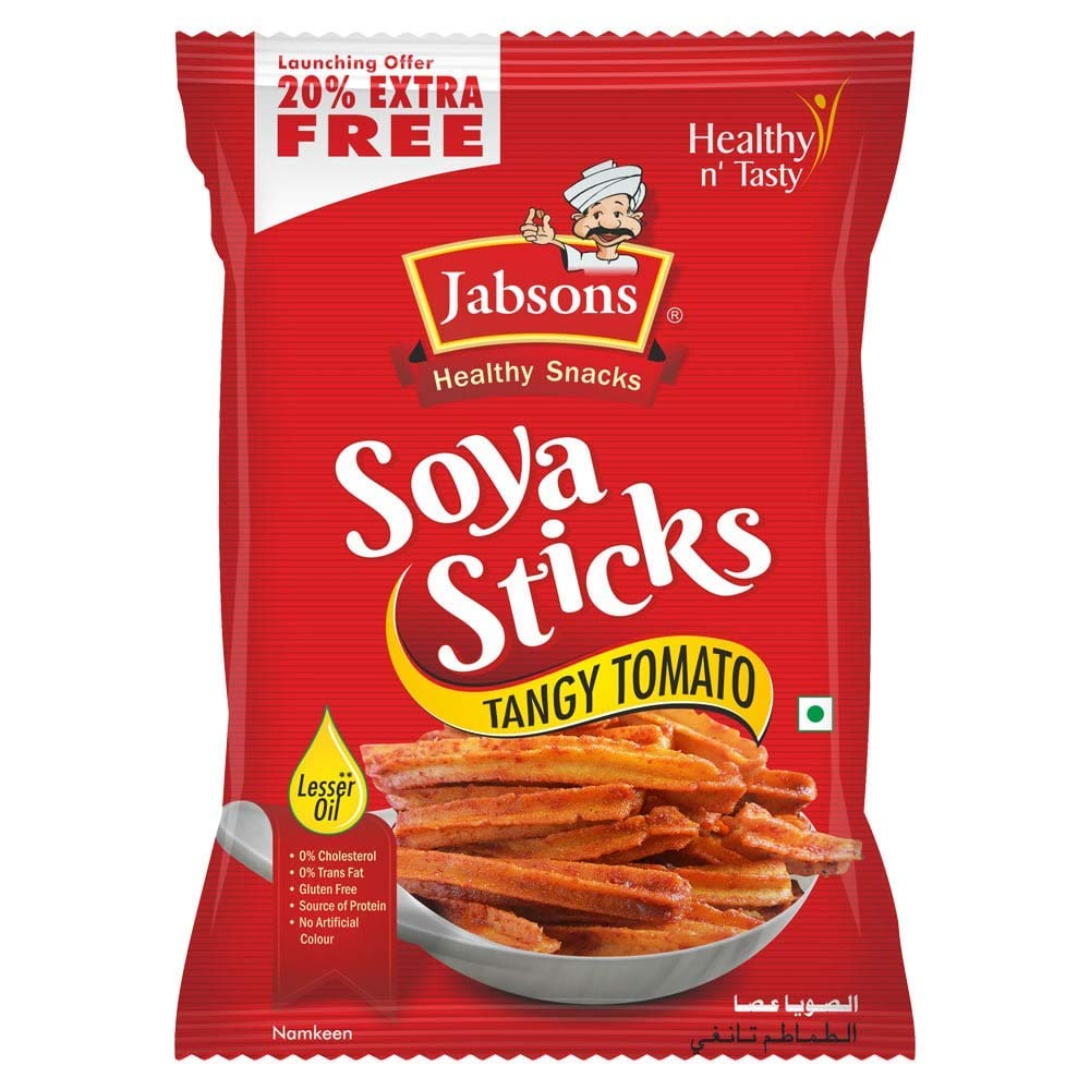 Jabsons Soya Sticks - Tangy Tomato (180 gm)