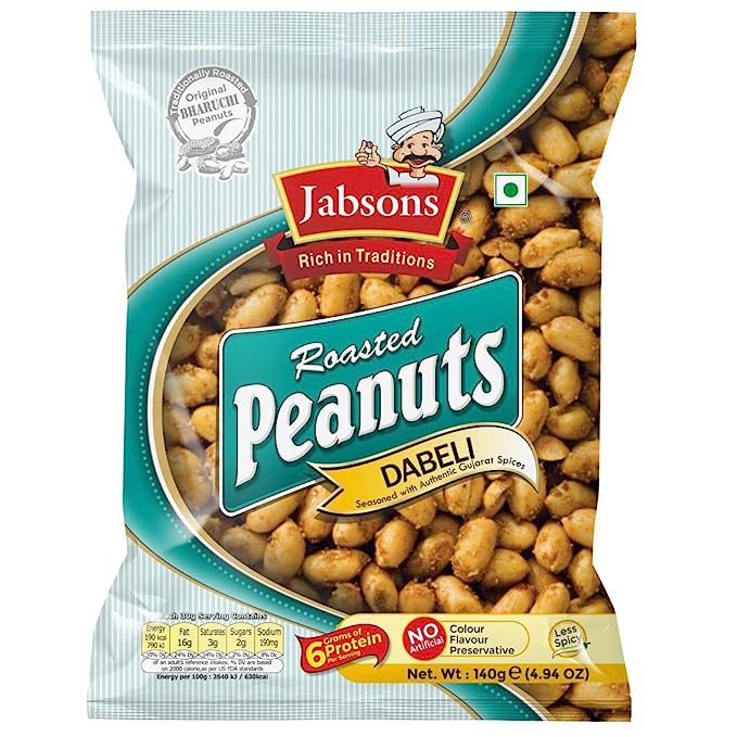 Jabsons Roasted Peanut Dabeli (140 gm)