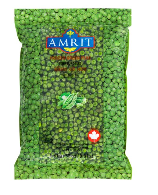 Amrit Frozen Green Peas (1 kg) - Currently Hamilton Only