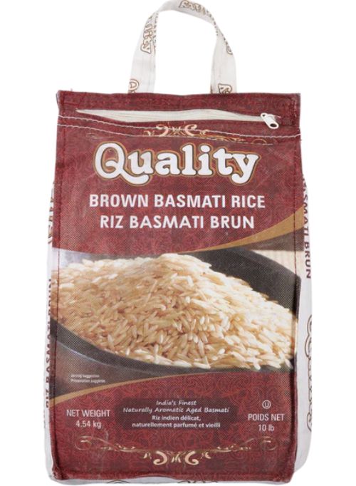 Quality Brown Basmati Rice (10 lbs)