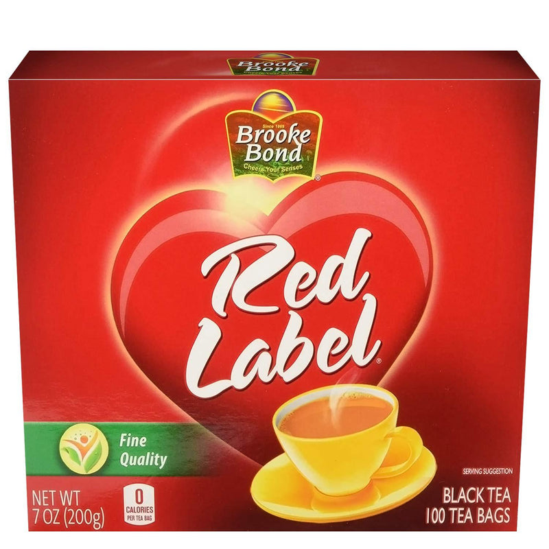 Brooke Bond Red Label Tea Bags Can ( 100 Tea Bags )