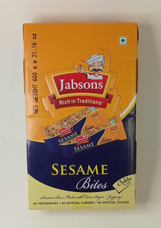 Jabsons Chikki Sesame Bites Box (20 in each box)