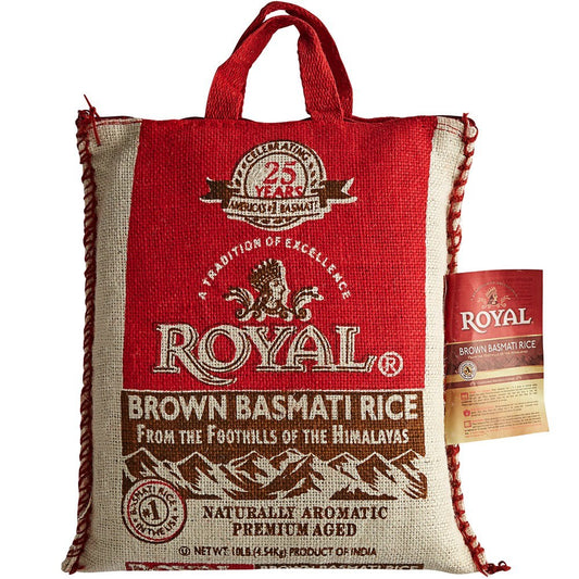 Royal Brown Basmati Rice Aged (10 lbs)