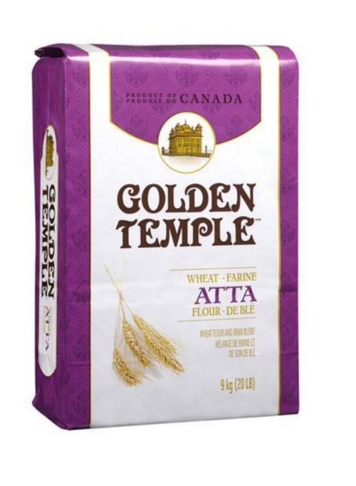 Golden Temple Wheat Atta Flour - Purple Bag (9 kg)