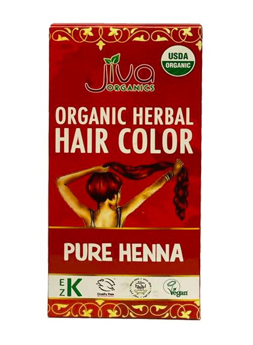 Indian Grocery Store - Jiva Organic Pure Henna (100gm) - Singal's
