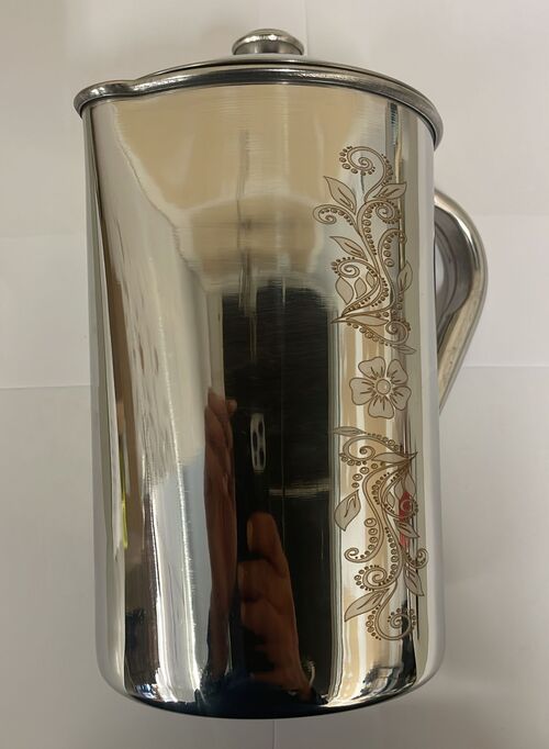 Stainless Steel Disco Jug - Singal's - Indian Grocery Store