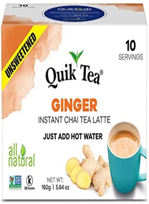 Quik Tea Unsweetened Ginger Chai - Singal's - Indian Grocery Store