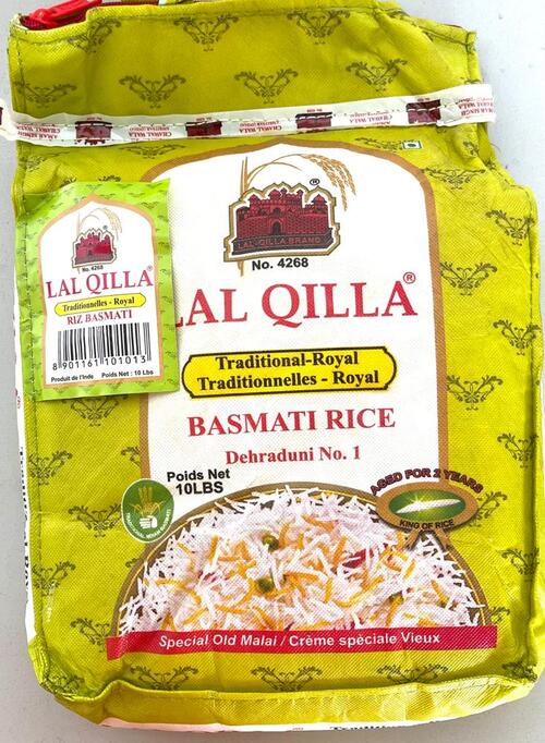 Lal Quilla Basmati Rice - Singal's - Indian Grocery Store