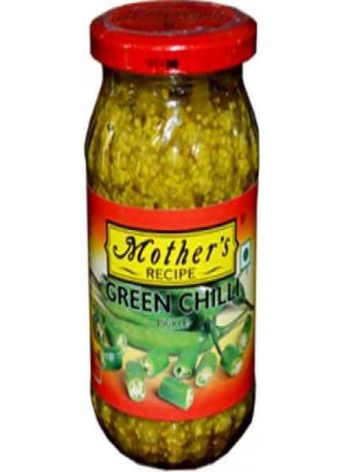 Mother's Green Chilli Pickle (500 gm)