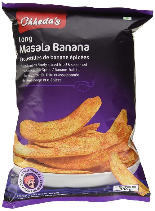 Chheda Long Masala Banana Chips - Singal's - Indian Grocery Store
