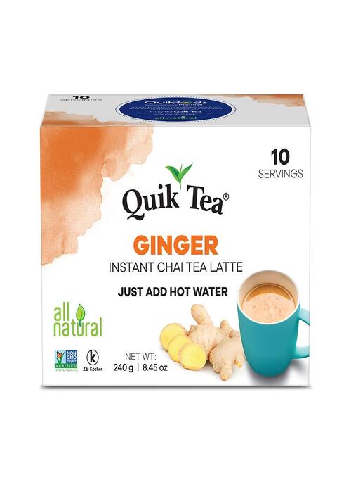 Quik Tea Ginger Chai - Singal's - Indian Grocery Store