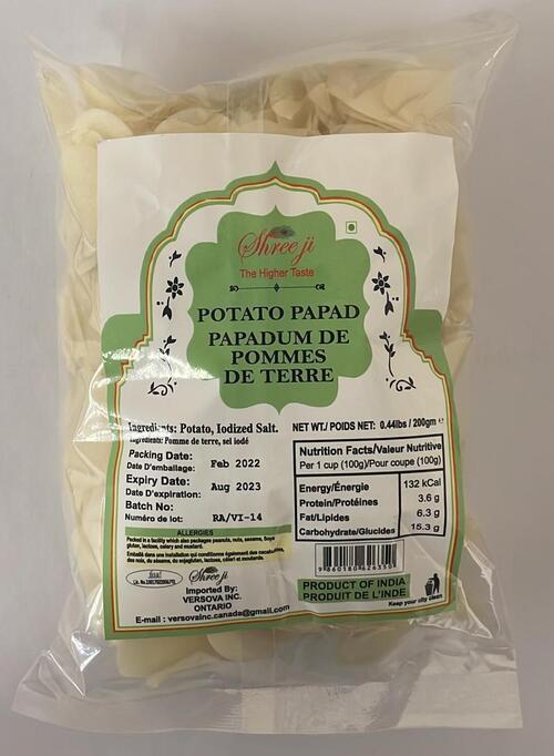 Potato Papad - Singal's - Indian Grocery Store