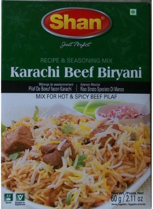 Indian Grocery Store - Shan Karachi Beef Biryani Masala - Singal's