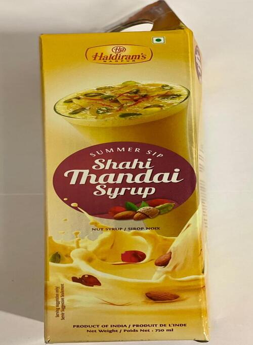 Haldirams Shahi Thandai Syrup - Singal's - Indian Grocery Store